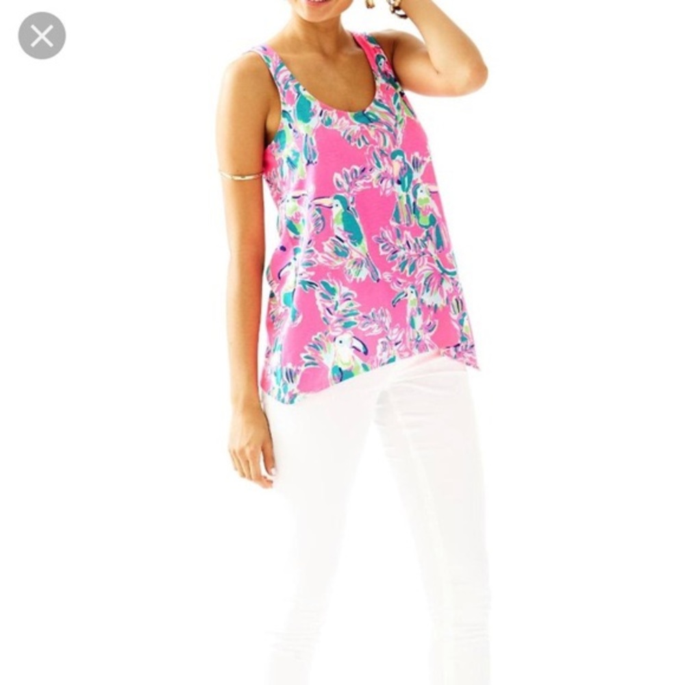 Lilly Pulitzer Toucan print top-NWT